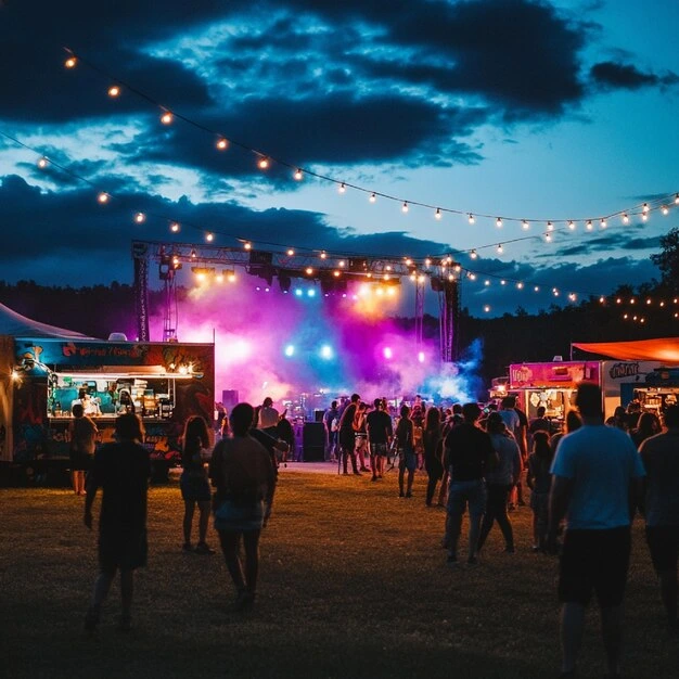 Food Truck Catering Service for Music Concerts and Festivals